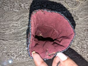 Beaded Maroon Velvet Potli