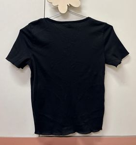 Classic Black Henley Top