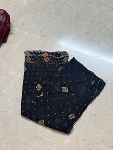 Black Bandhani Navratri Dupatta