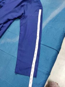 Men's Blue Embroidered Kurta