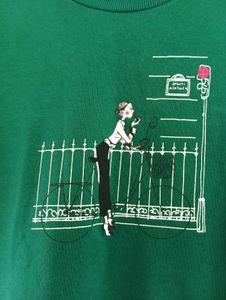 GREEN GRAPHIC SWEATSHIRT