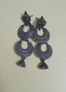 Oxidized Silver earrings combo
