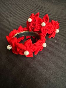 Floral Bangles and rings handmade Jewelry Set