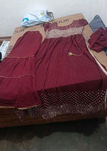 naira cut  Kurta Set with sharara