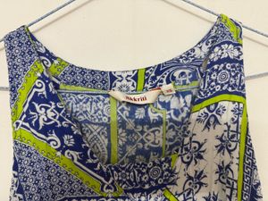 Boho Elephant Print indo western kurti