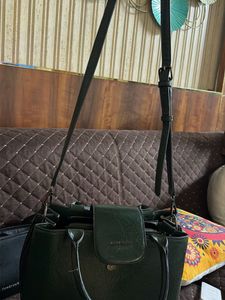 Stylish Green Handbag