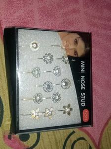 Mini Nose Studs - 12 Pcs Set