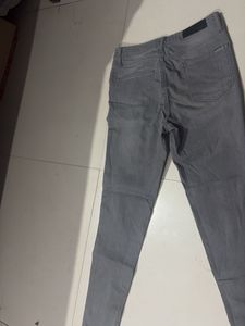 Grey Wash Denim Jeans