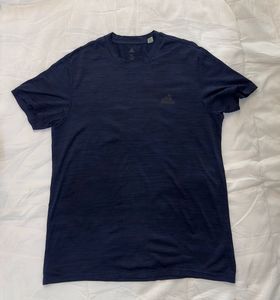 Adidas Men's Navy Blue T-Shirt