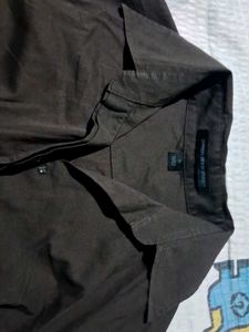 Classic Brown Button-Up Shirt