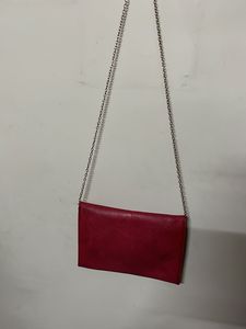 Chic Red Chain Sling Bag (Michael Kors)