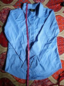 Chic Blue Striped Shirt