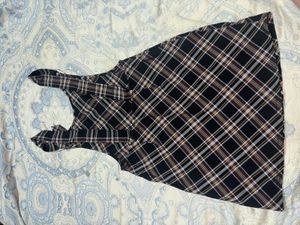 ⋆˙✮y2k✮⋆˙ check mini dress for women