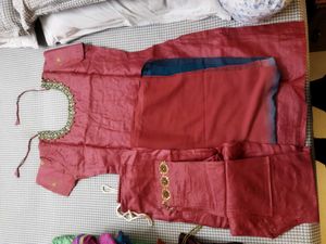 Selling Silk Salwar Kameez Chunni Set 5 In ₹1000