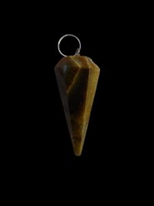 TIGER EYE GEMSTONE CRYSTAL PENDANT