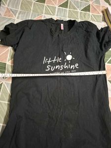 Black "Little Sunshine" T-Shirt
