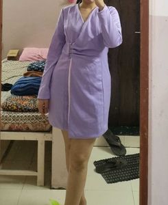 Lilac Wrap Style Dress💜