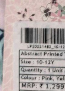 LILPICKS Girls' Tiger Print T-Shirt