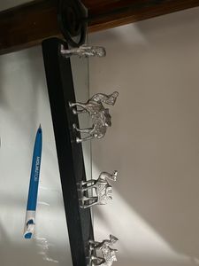 Vintage Metal Camel Caravan Figurine
