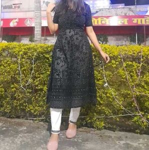 Elegant Black Kurta