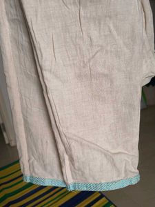 Aqua Embroidered Kurti with trouser