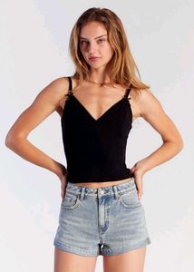 Branded Denim Shorts