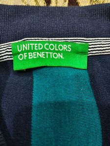 Striped Benetton Polo Shirt