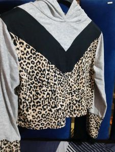 Leopard Print Hoodie