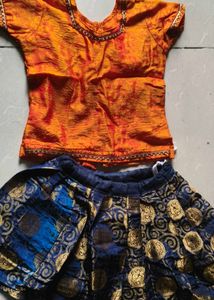 3 Vibrant Blue &amp; Yellow Lehenga Choli Sets