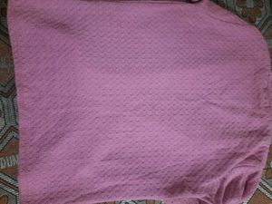 Pink Knit Cardigan Woman Sweater