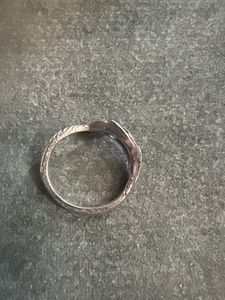 Unique Silver Tone Ring
