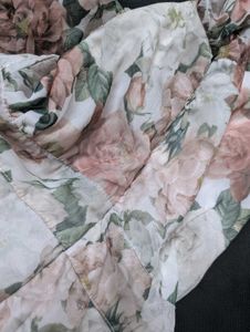Floral Fit And Flare Dress
