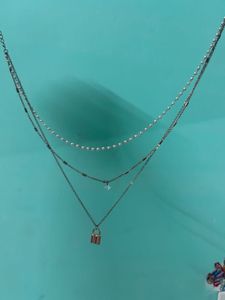 Layered Lock Necklace
