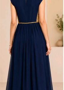 A stylish and simply party wear long gown