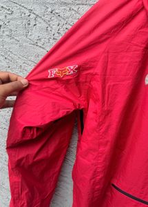 Fox Racing Red Hooded Jacket