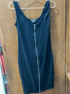 Classic zip up Black dress