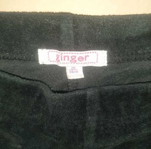 🖤 Y2K Velvet Black Low-Rise Leggings - Women