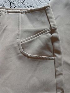 Vintage Beige High-Waisted Pants
