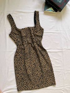 Leopard Print Mini Dress