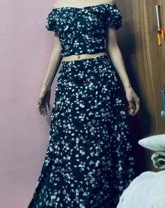 floral two piece set