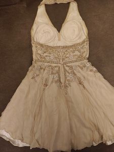⬇️PRICE DROP⬇️ Embroidered Halter Neck Dress