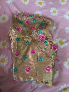 Embellished Silk Blend Blouse