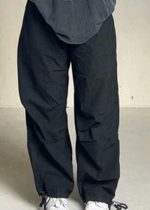 wide leg parachute pants(adjustable straps)