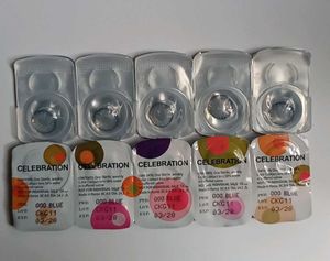 Blue Celebration Contact Lens