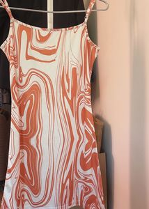 Trendy Swirl Print Slip Dress