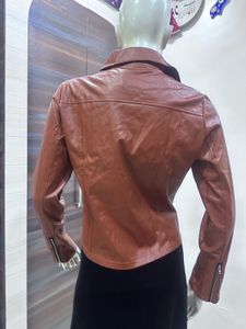 Stylish Brown Leather Jacket