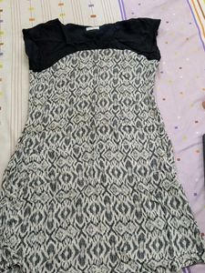 Chic Geometric Print Dress