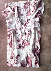 Chic Floral Print Midi Dress