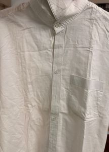 Classic Cream Button-Down Shirt