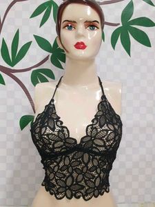 (1100)Black Lace Bralette